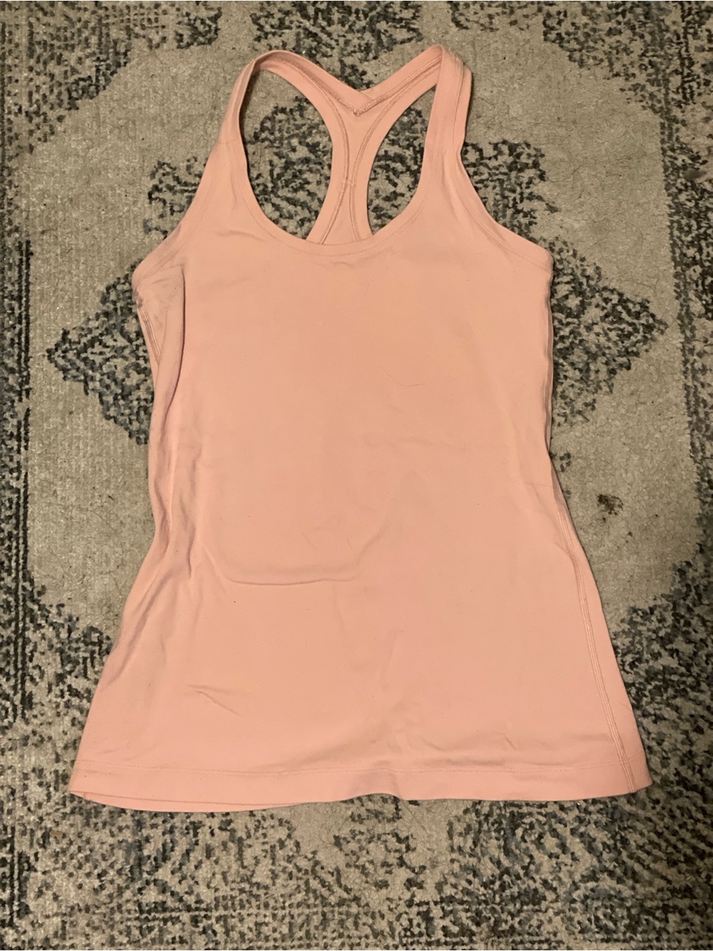 Lululemon baby pink racer back camisole top